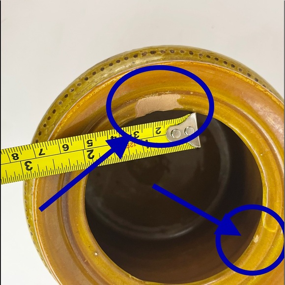 MCM Italian Rosenthal Netter Pottery Lidded Pottery Jar Signed And Numbered - Picture 14 of 16